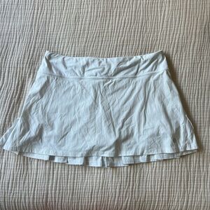 lululemon athletica White Athletic Skort with Striped Lining